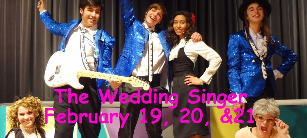 McIntosh Fine Arts presents the Wedding Singer! February 19, 20 and 21 at 7 pm .
